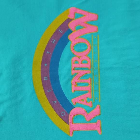 Vintage 90s Over The Rainbow Toronto PROMO Single Stitch T-Shirt UNISEX - Picture 4 of 8